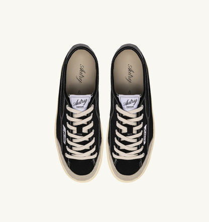 AUTRY WINDSCAPE LOW SNEAKERS IN BLACK CANVAS