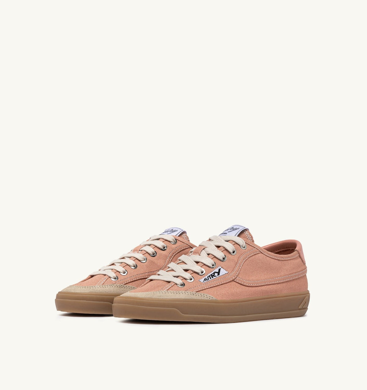 AUTRY WINDSCAPE LOW SNEAKERS IN CLAY CANVAS