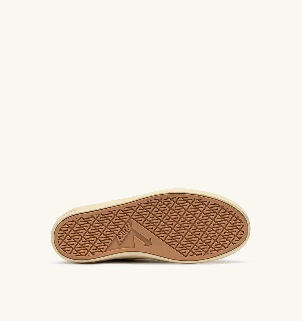 AUTRY WINDSCAPE LOW SNEAKERS IN COPPER BROWN AND MARSHMALLOW SUEDE