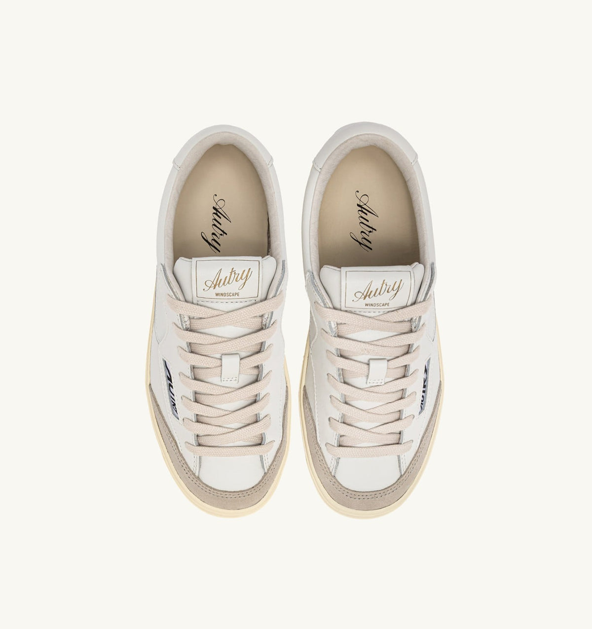 AUTRY WINDSCAPE LOW SNEAKERS IN WHITE LEATHER