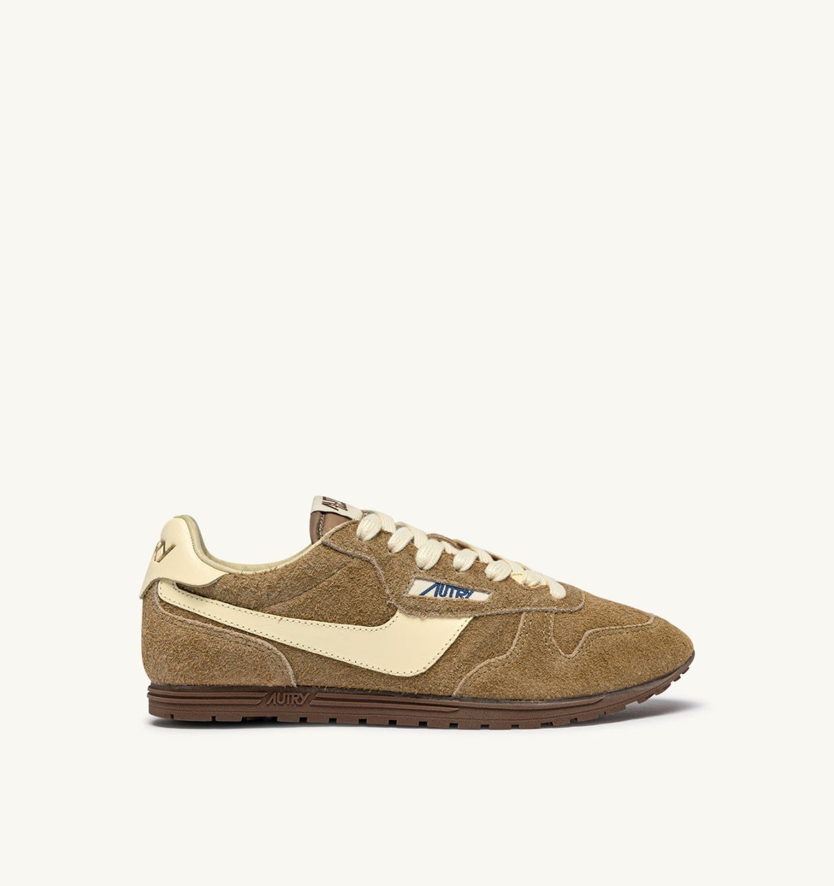 AUTRY WINDSPIN SNEAKERS IN COURO AND RUTABAGA SUEDE AND LEATHER