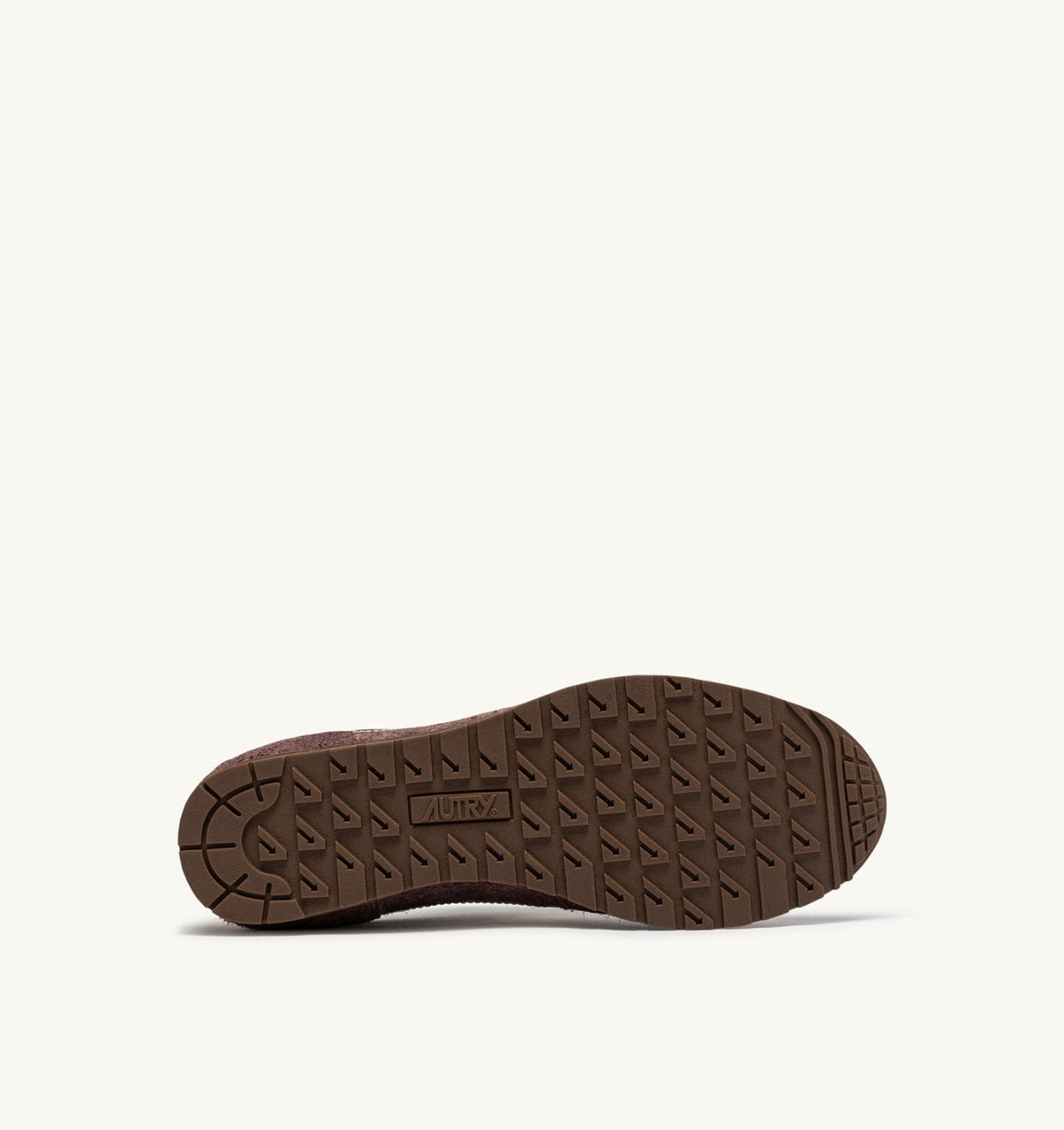 AUTRY WINDSPIN SNEAKERS IN CHIANTI AND RUTABAGA SUEDE AND LEATHER