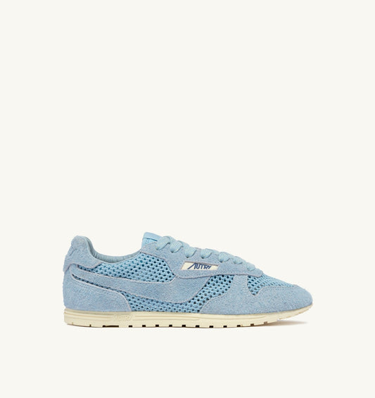 AUTRY WINDSPIN SNEAKERS IN PORTOFINO MESH AND SUEDE
