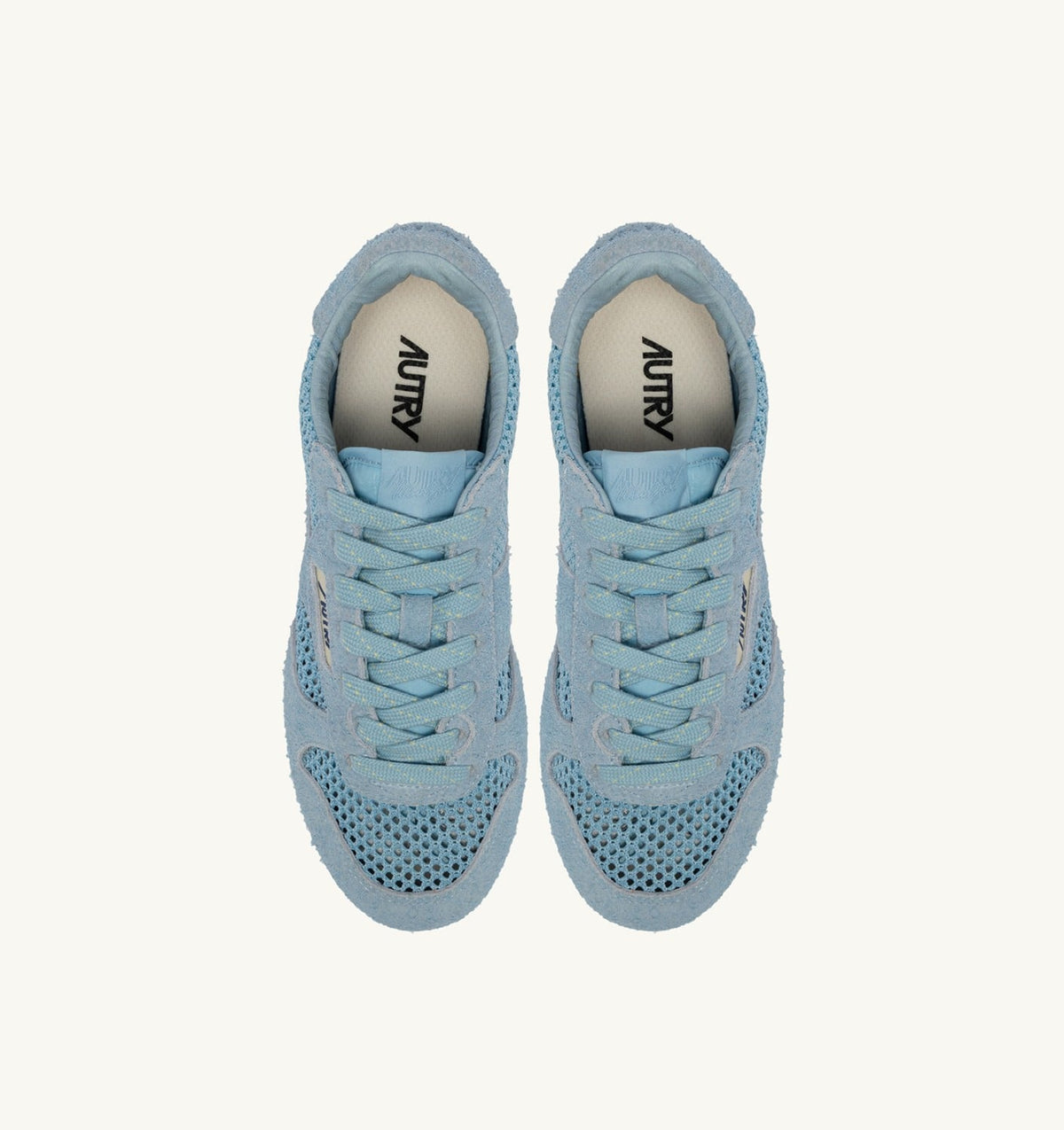 AUTRY WINDSPIN SNEAKERS IN PORTOFINO MESH AND SUEDE