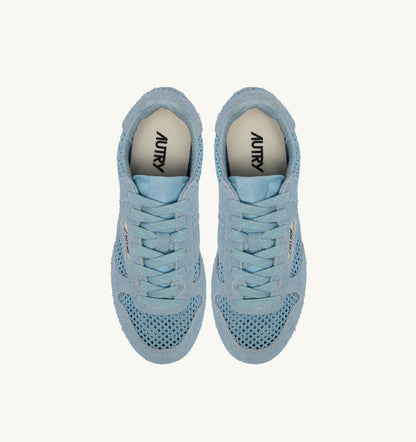 AUTRY WINDSPIN SNEAKERS IN PORTOFINO MESH AND SUEDE