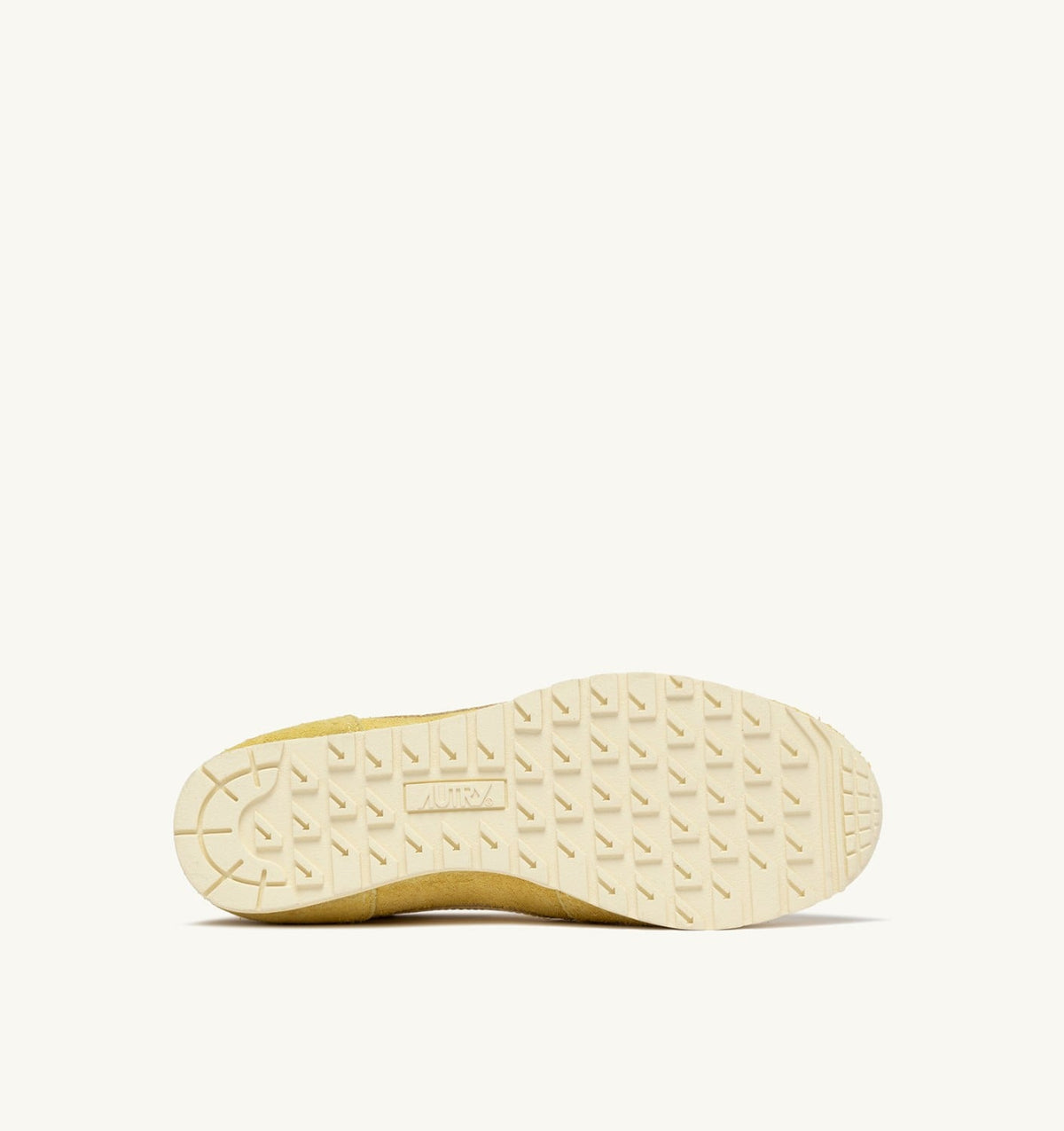 AUTRY WINDSPIN SNEAKERS IN MIMOSA AND RUTABAGA SUEDE AND LEATHER