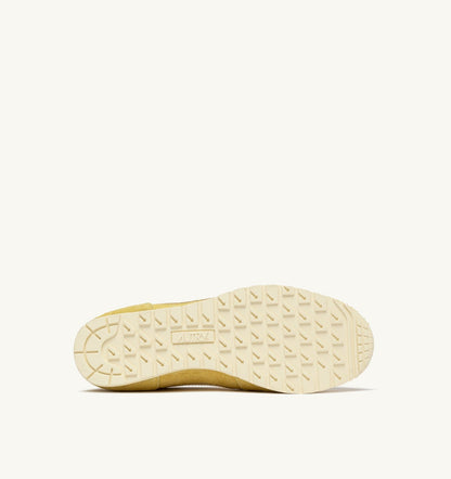 AUTRY WINDSPIN SNEAKERS IN MIMOSA AND RUTABAGA SUEDE AND LEATHER
