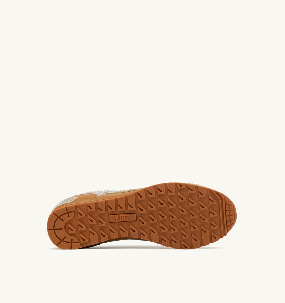 AUTRY WINDSPIN SNEAKERS IN EARTH LEATHER WITH DECORATIONS