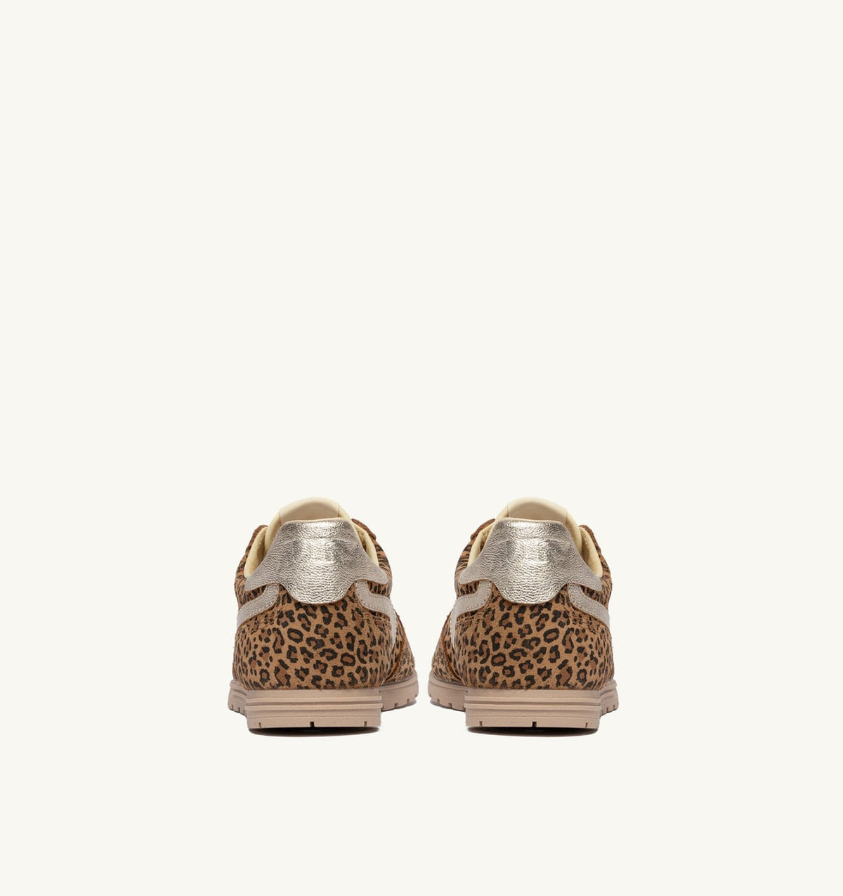 AUTRY WINDSPIN SNEAKERS IN LEOPARD AND PLATINUM SUEDE AND LEATHER