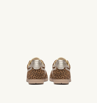 AUTRY WINDSPIN SNEAKERS IN LEOPARD AND PLATINUM SUEDE AND LEATHER