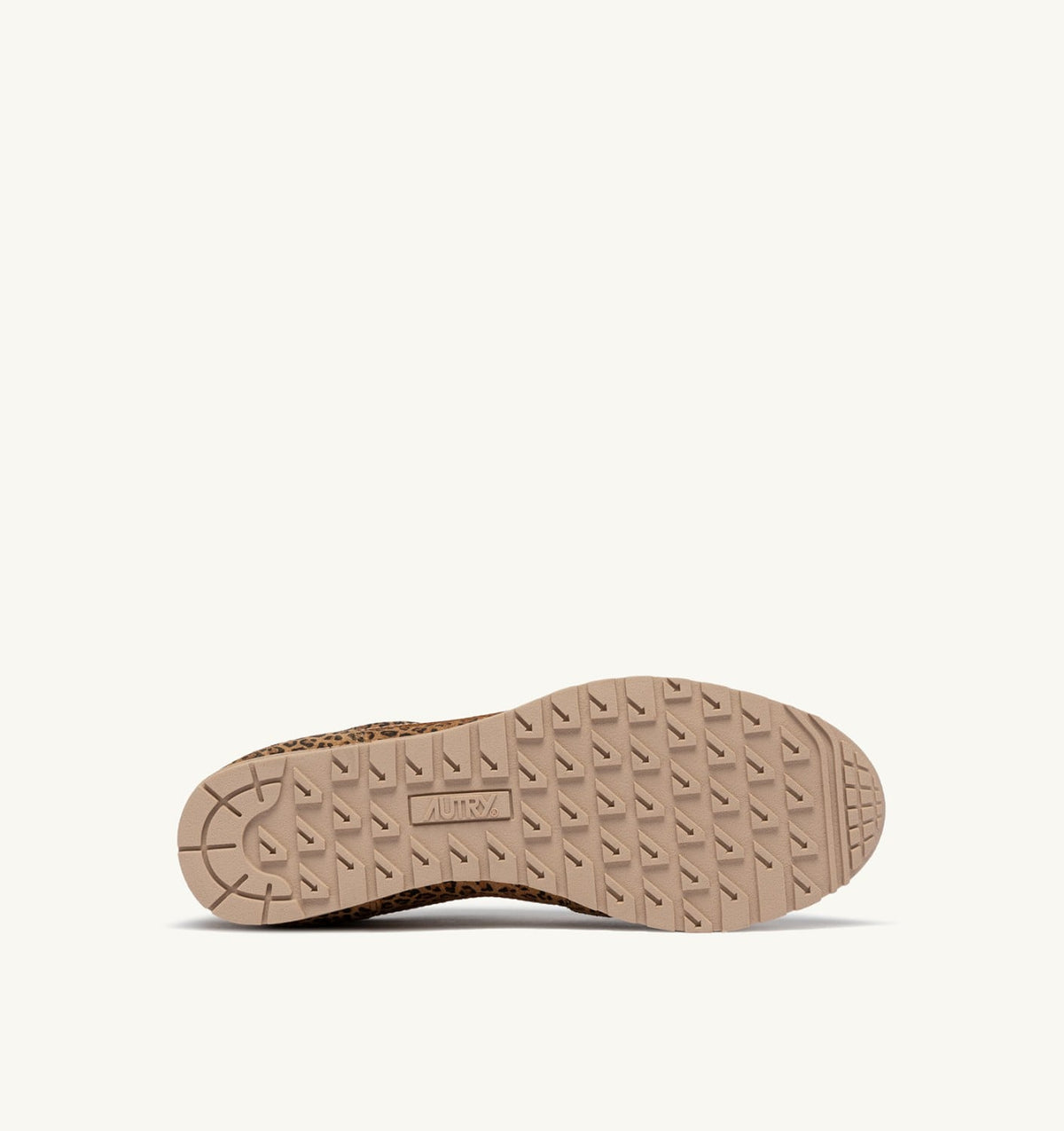 AUTRY WINDSPIN SNEAKERS IN LEOPARD AND PLATINUM SUEDE AND LEATHER