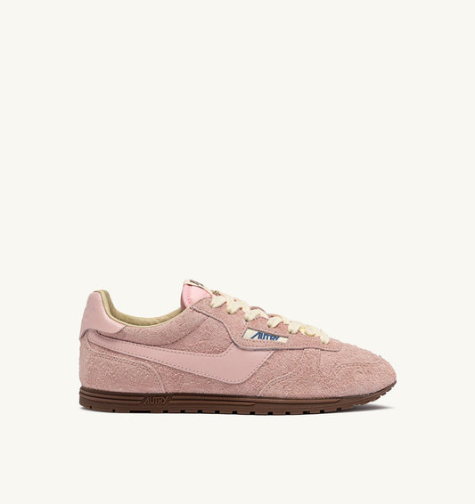 AUTRY WINDSPIN SNEAKERS IN ROSEMARY SUEDE AND LEATHER