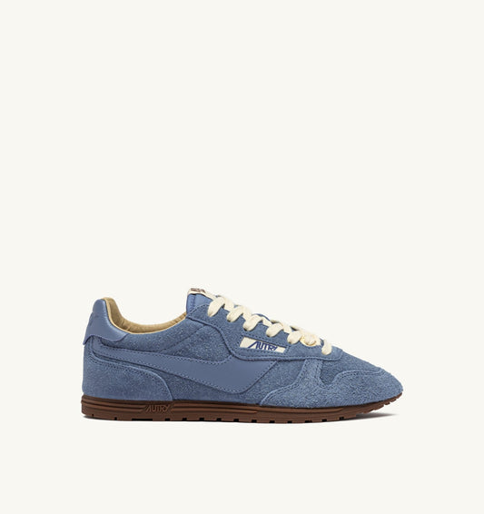 AUTRY WINDSPIN SNEAKERS IN STREET SUEDE AND LEATHER