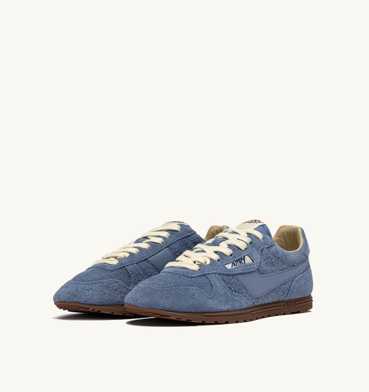 AUTRY WINDSPIN SNEAKERS IN STREET SUEDE AND LEATHER