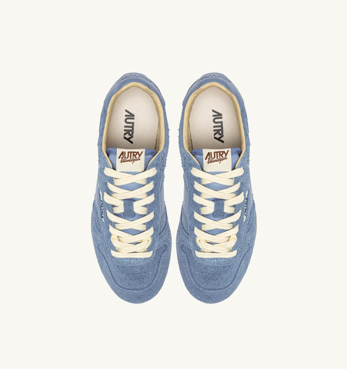 AUTRY WINDSPIN SNEAKERS IN STREET SUEDE AND LEATHER