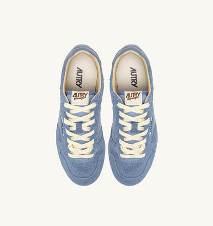 AUTRY WINDSPIN SNEAKERS IN STREET SUEDE AND LEATHER