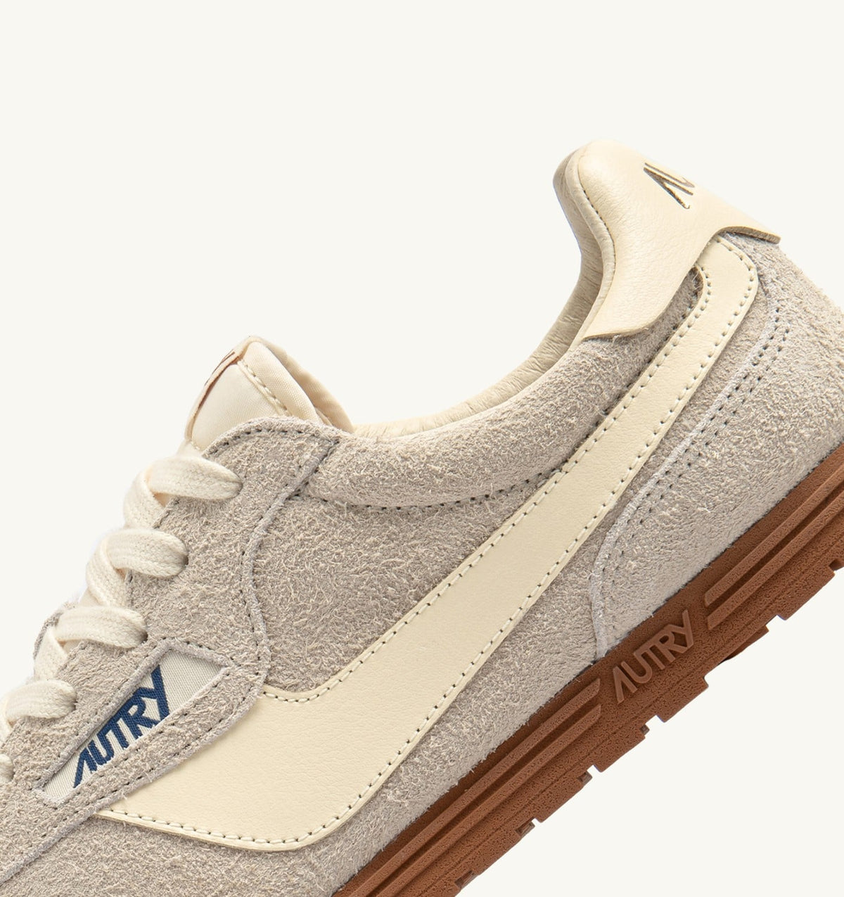 AUTRY SNEAKERS WINDSPIN IN SUEDE AND LEATHER COLOR WIFE AND RUTABAGA