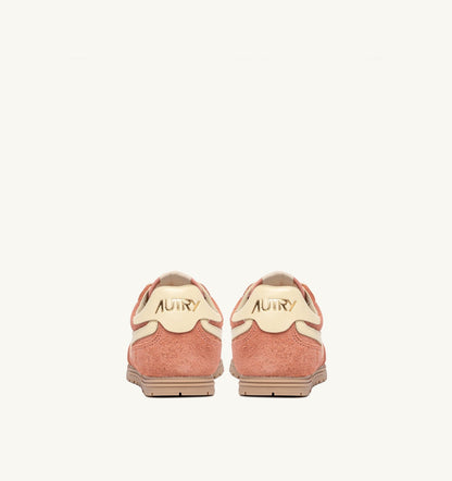 AUTRY SNEAKERS WINDSPIN IN SUEDE AND LEATHER COLOR DAMASK AND RUTABAGA