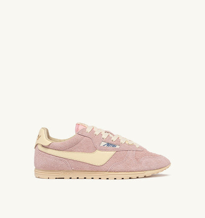AUTRY SNEAKERS WINDSPIN IN SUEDE AND LEATHER COLOR ROSEMARY AND RUTABAGA
