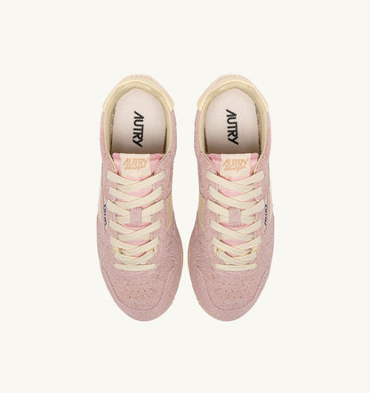 AUTRY SNEAKERS WINDSPIN IN SUEDE AND LEATHER COLOR ROSEMARY AND RUTABAGA