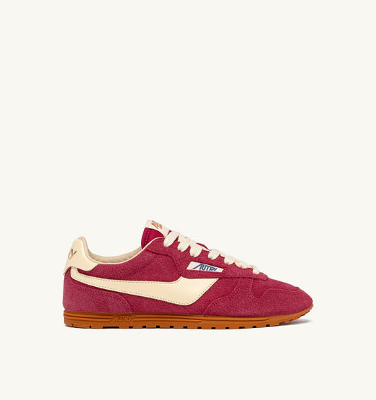 AUTRY SNEAKERS WINDSPIN IN SUEDE AND LEATHER COLOR CHEYENNE AND RUTABAGA