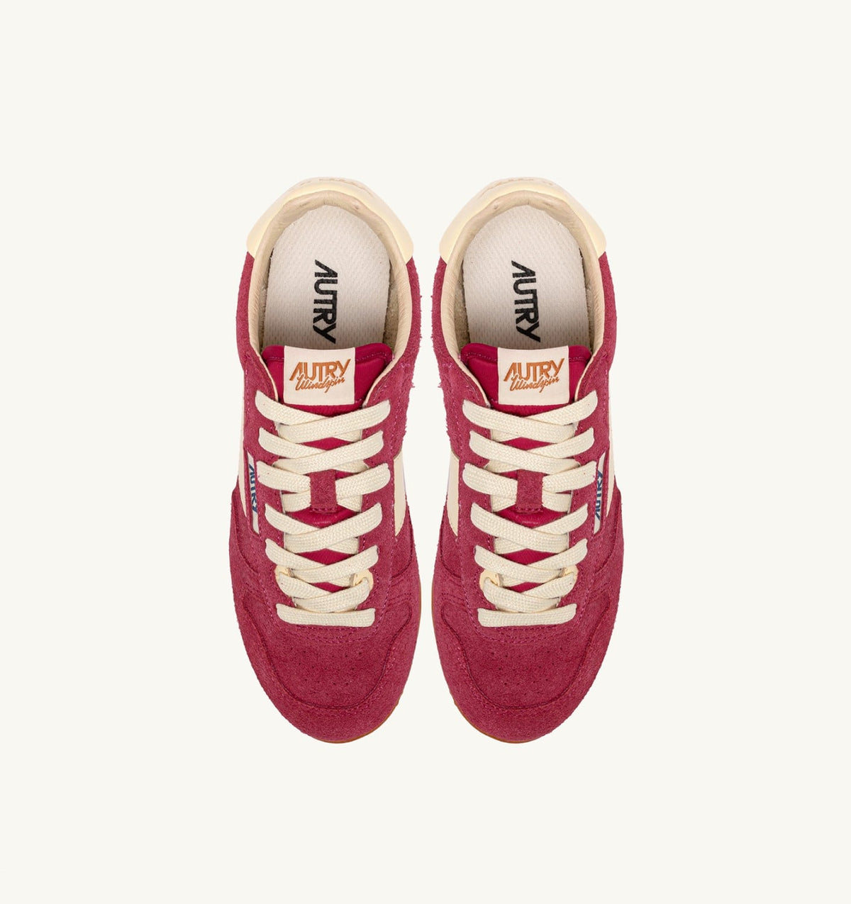 AUTRY SNEAKERS WINDSPIN IN SUEDE AND LEATHER COLOR CHEYENNE AND RUTABAGA