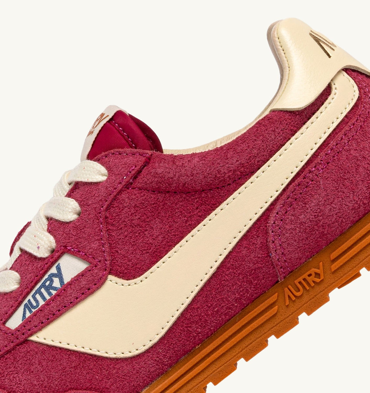 AUTRY SNEAKERS WINDSPIN IN SUEDE AND LEATHER COLOR CHEYENNE AND RUTABAGA