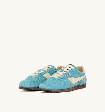 AUTRY SNEAKERS WINDSPIN IN SUEDE AND LEATHER COLOR KYOTO AND RUTABAGA