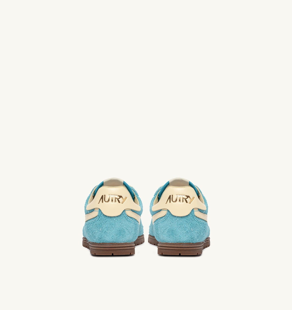 AUTRY SNEAKERS WINDSPIN IN SUEDE AND LEATHER COLOR KYOTO AND RUTABAGA