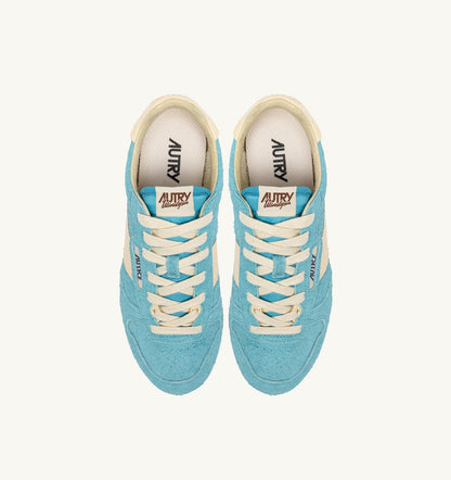 AUTRY SNEAKERS WINDSPIN IN SUEDE AND LEATHER COLOR KYOTO AND RUTABAGA