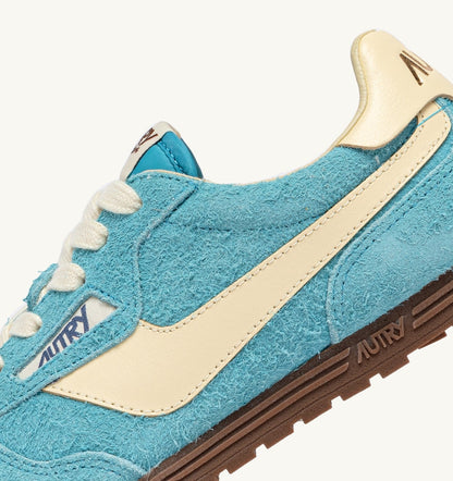 AUTRY SNEAKERS WINDSPIN IN SUEDE AND LEATHER COLOR KYOTO AND RUTABAGA