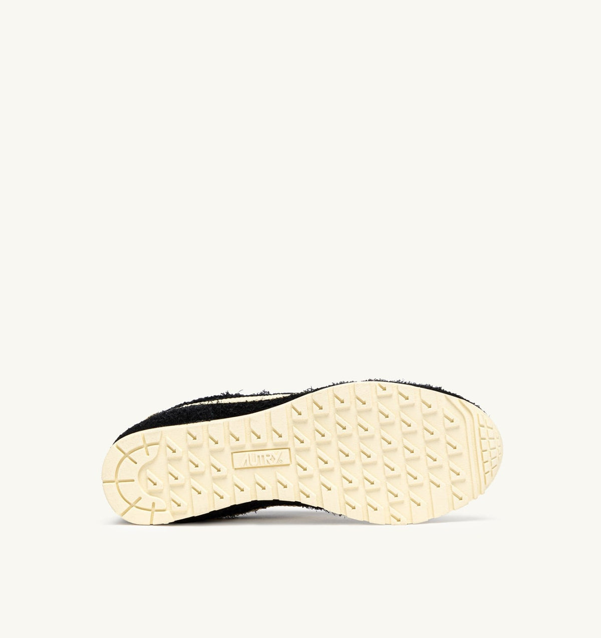 AUTRY WINDSPIN SNEAKERS IN BLACK AND RUTABAGA SUEDE AND LEATHER