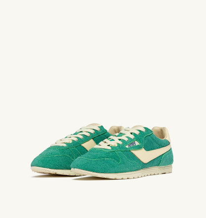 AUTRY WINDSPIN SNEAKERS IN EXCURSION AND RUTABAGA SUEDE AND LEATHER
