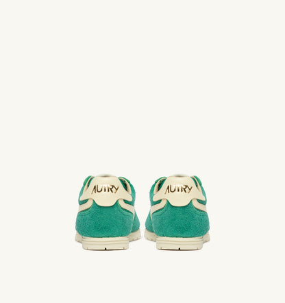 AUTRY WINDSPIN SNEAKERS IN EXCURSION AND RUTABAGA SUEDE AND LEATHER
