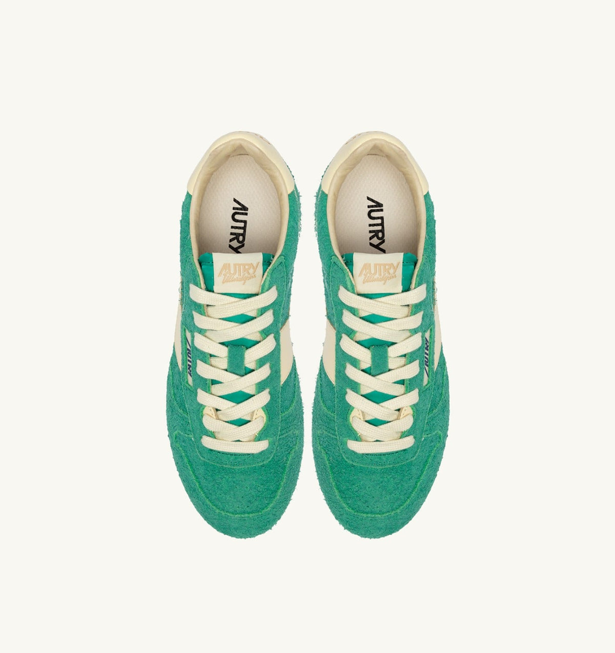 AUTRY WINDSPIN SNEAKERS IN EXCURSION AND RUTABAGA SUEDE AND LEATHER