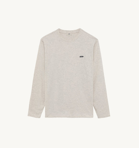 AUTRY LONG-SLEEVE EMBROIDERED LOGO TEE UNISEX