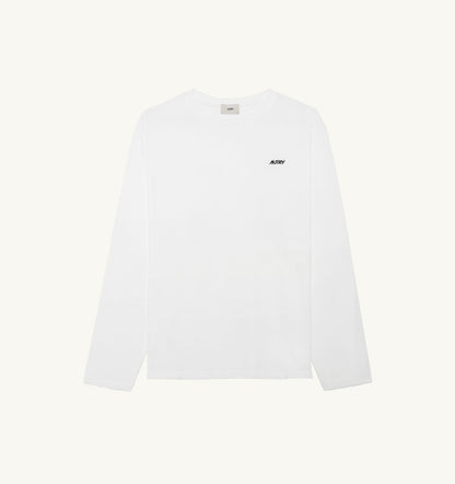 AUTRY LONG-SLEEVE EMBROIDERED LOGO TEE UNISEX