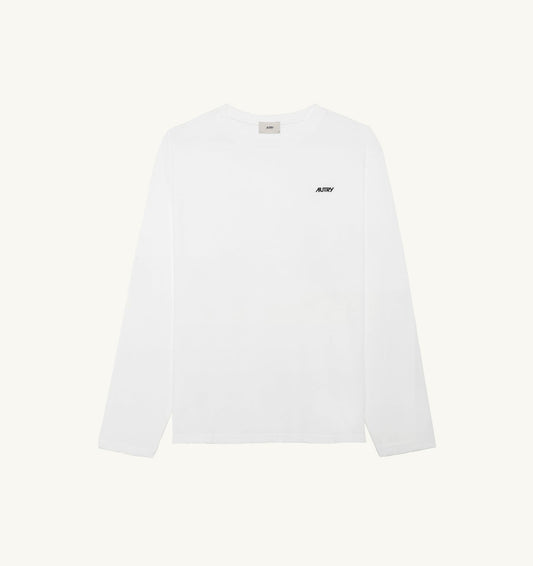AUTRY LONG-SLEEVE EMBROIDERED LOGO TEE UNISEX