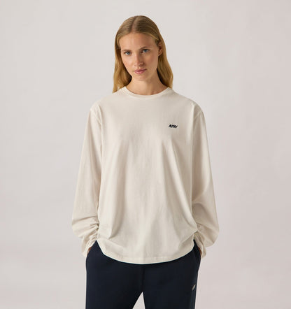 AUTRY LONG-SLEEVE EMBROIDERED LOGO TEE UNISEX