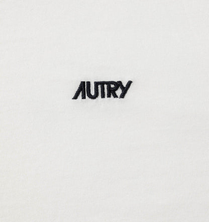 AUTRY LONG-SLEEVE EMBROIDERED LOGO TEE UNISEX