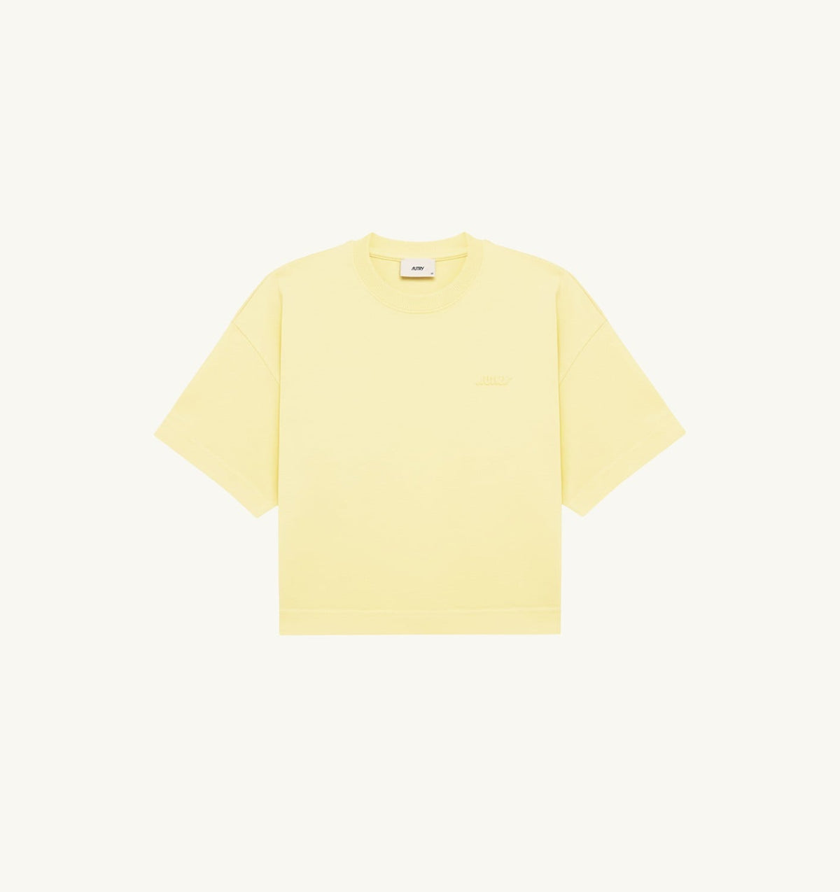 AUTRY TONAL LOGO BOXY TEE WOMAN