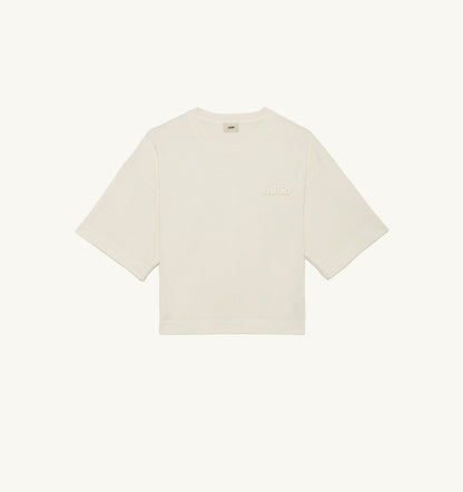 AUTRY TONAL LOGO BOXY TEE WOMAN