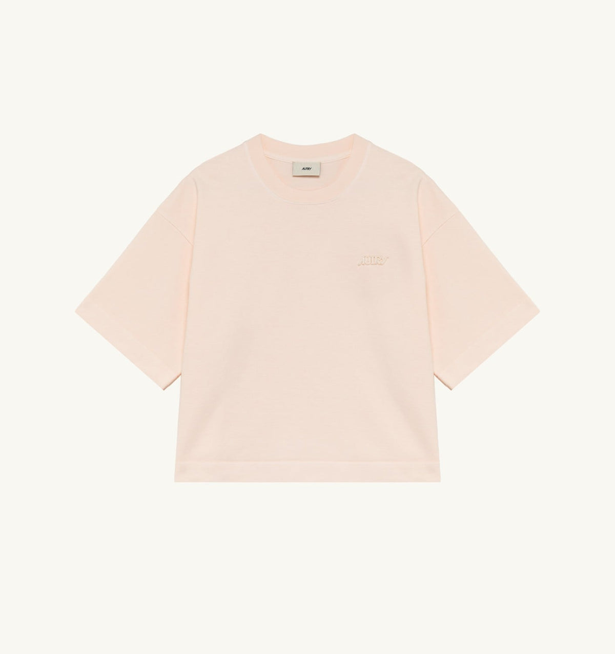 AUTRY TONAL LOGO BOXY TEE WOMAN