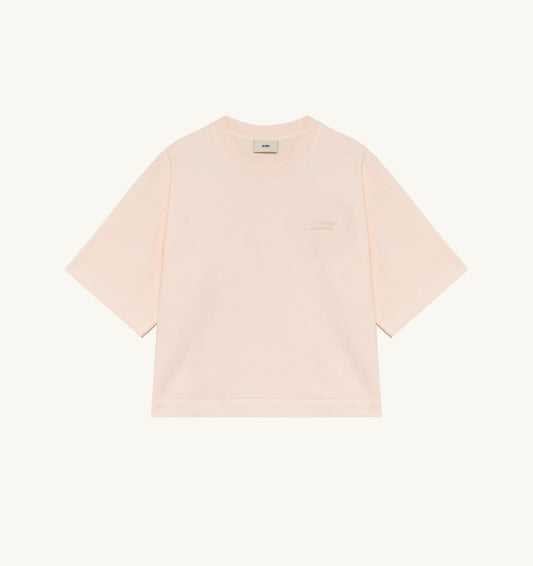 AUTRY TONAL LOGO BOXY TEE WOMAN