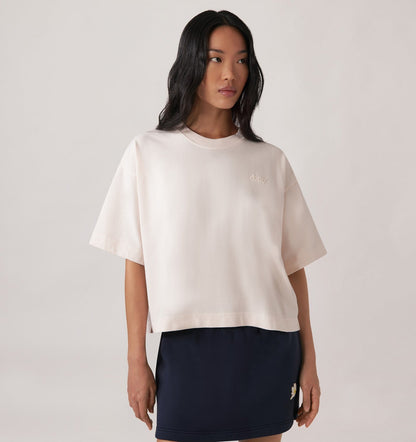 AUTRY TONAL LOGO BOXY TEE WOMAN