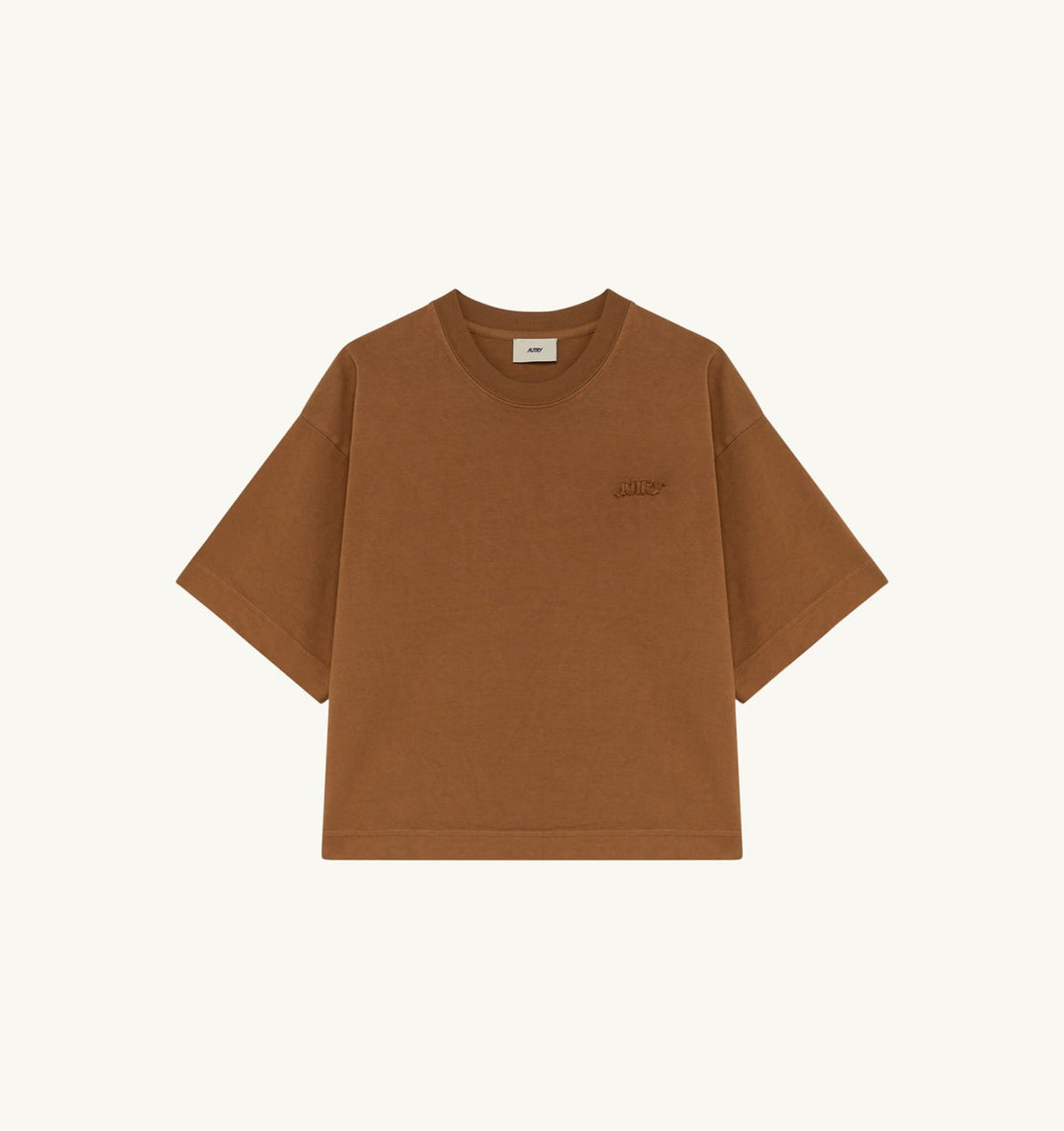 AUTRY TONAL LOGO BOXY TEE WOMAN
