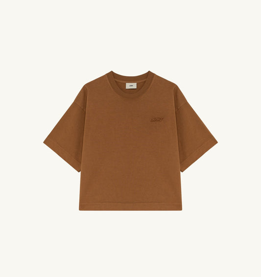 AUTRY TONAL LOGO BOXY TEE WOMAN