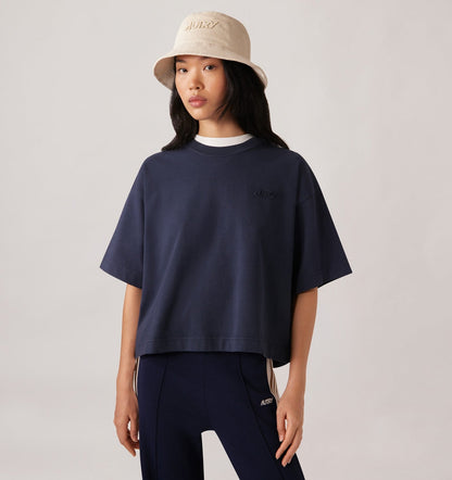 AUTRY TONAL LOGO BOXY TEE WOMAN