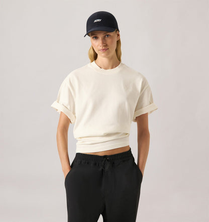 AUTRY T-SHIRT WITH TONAL LOGO UNISEX
