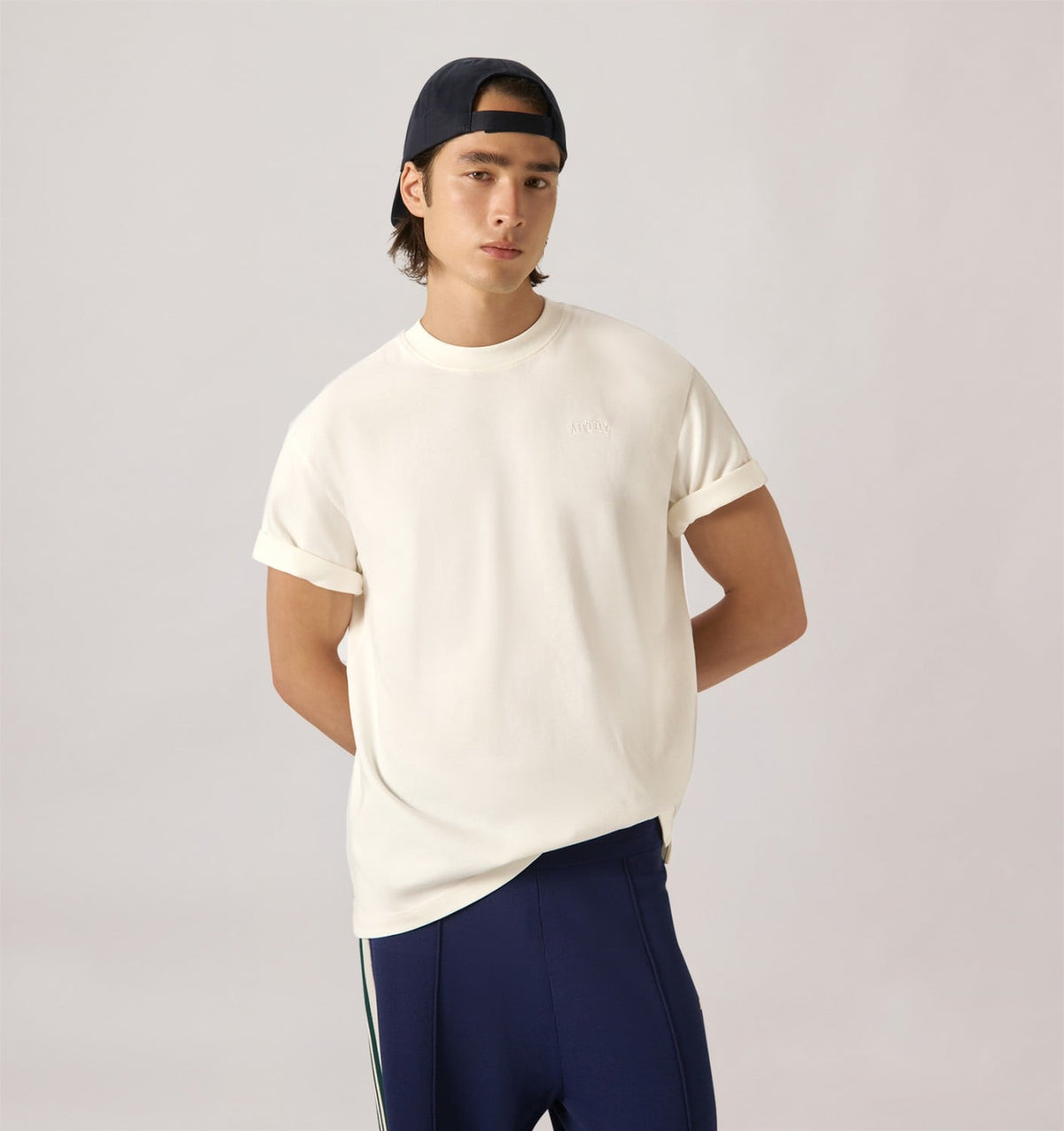 AUTRY T-SHIRT WITH TONAL LOGO UNISEX
